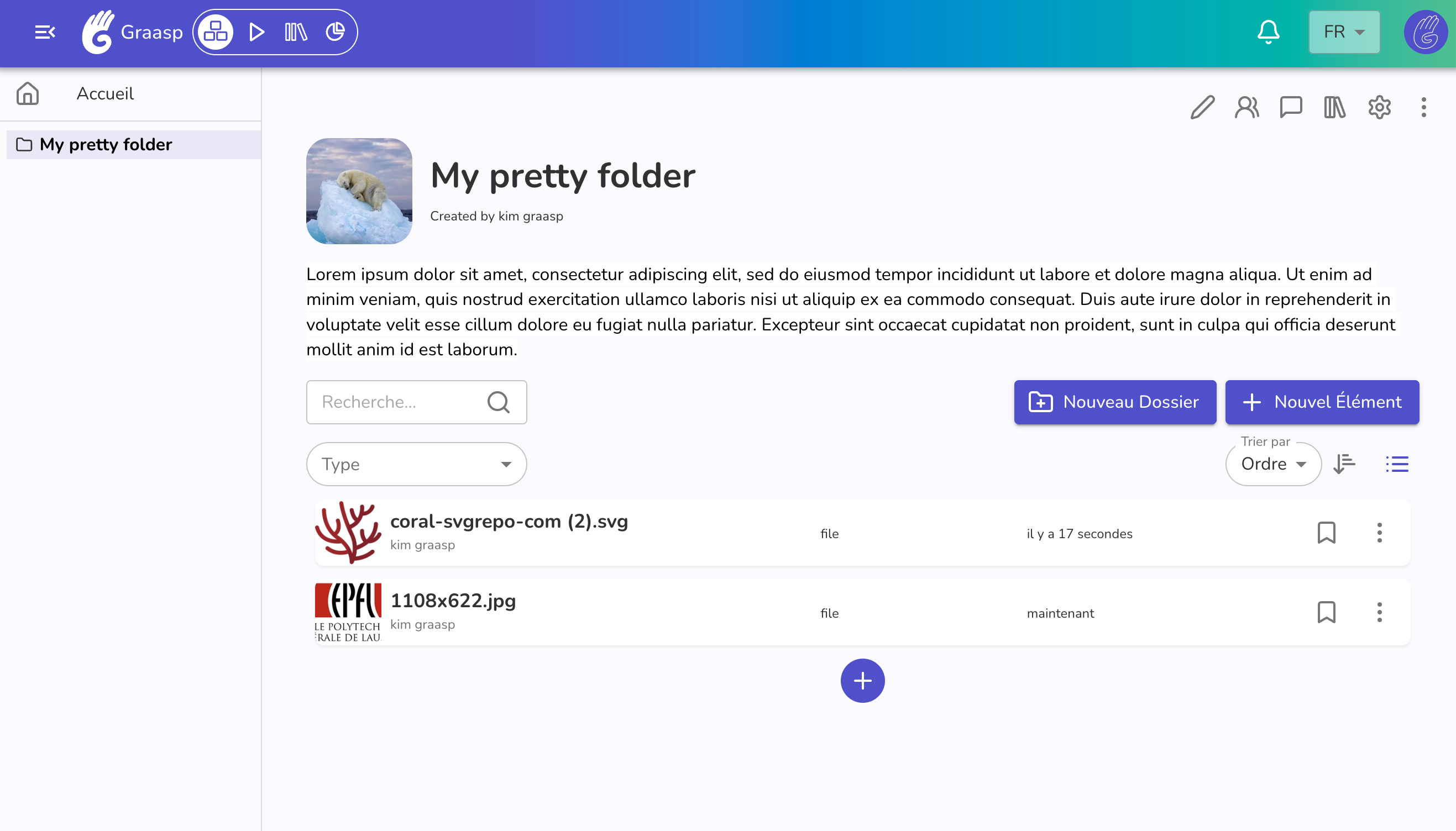 builder folder layout